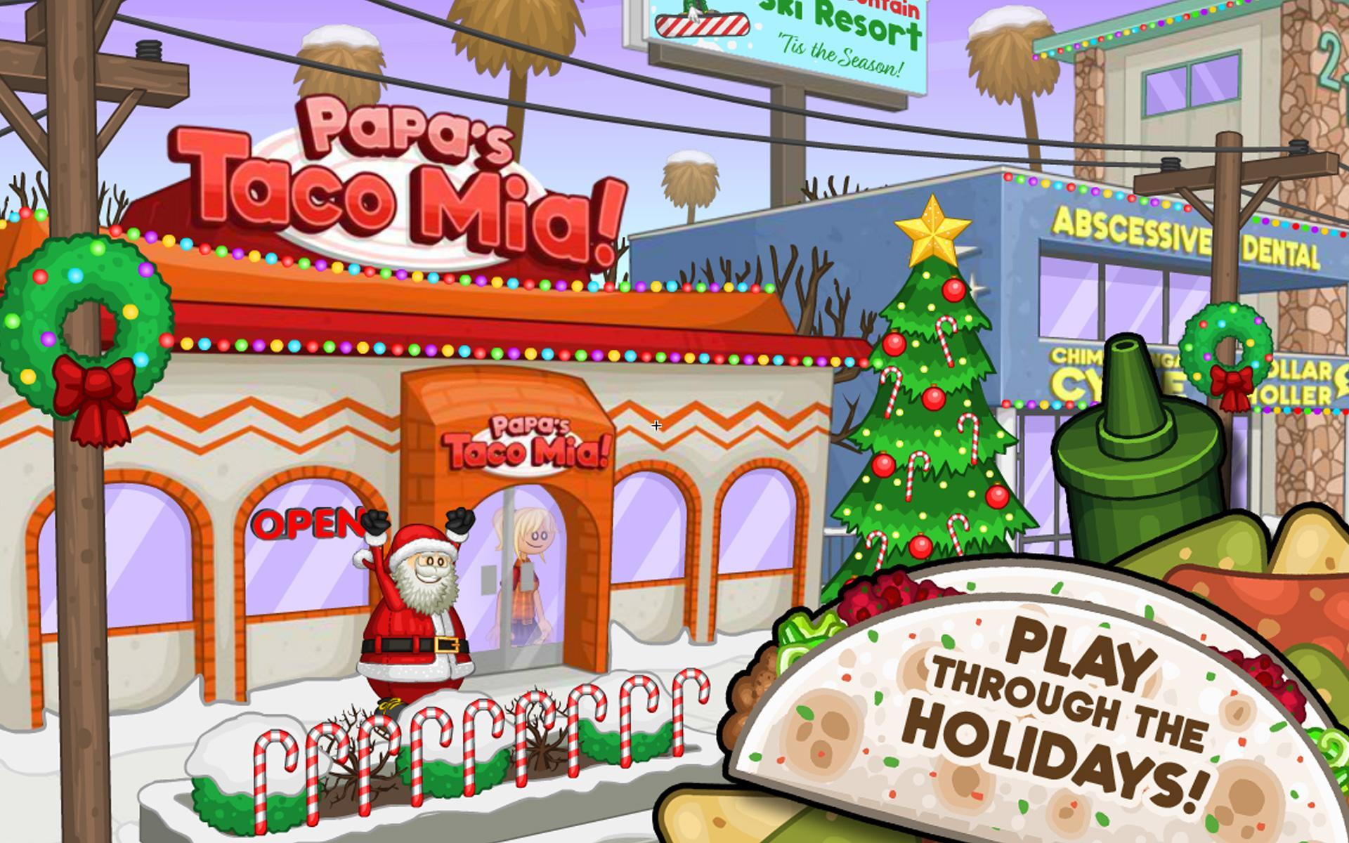 Papa's Taco Mia HD Game Screenshot