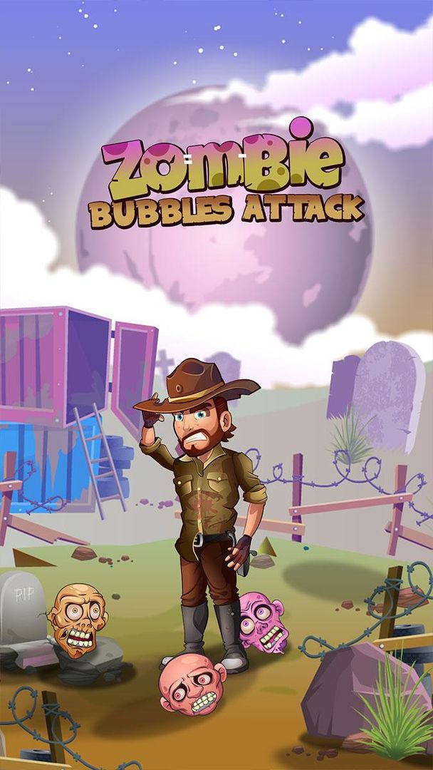 Bubble Shooter - Zombies ภาพหน้าจอเกม