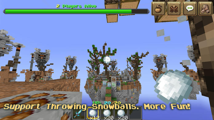 Block Sky War (Luck of the Draw) : Mini Game With Worldwide Multiplayer Game Screenshot
