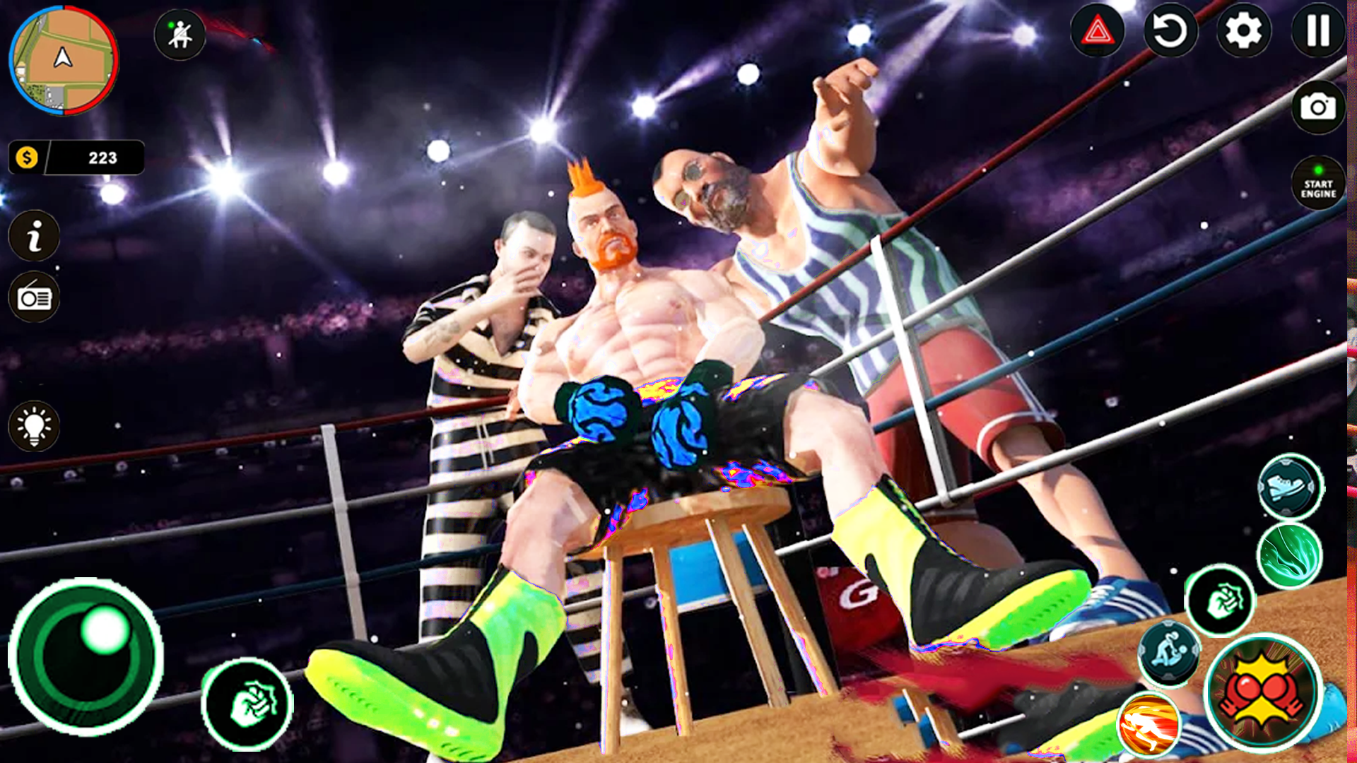 Night Boxing Fighting Game 3D Game Screenshot