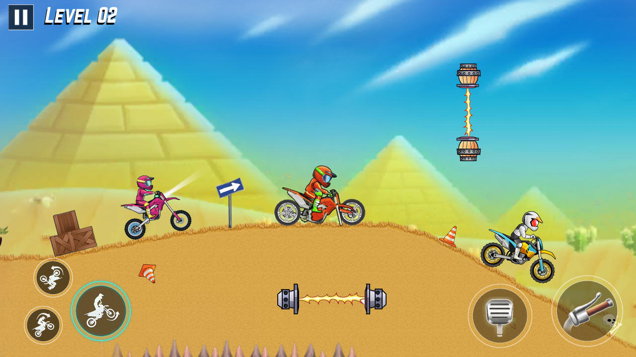 2D Bike Game -Bike Racing Gameのキャプチャ