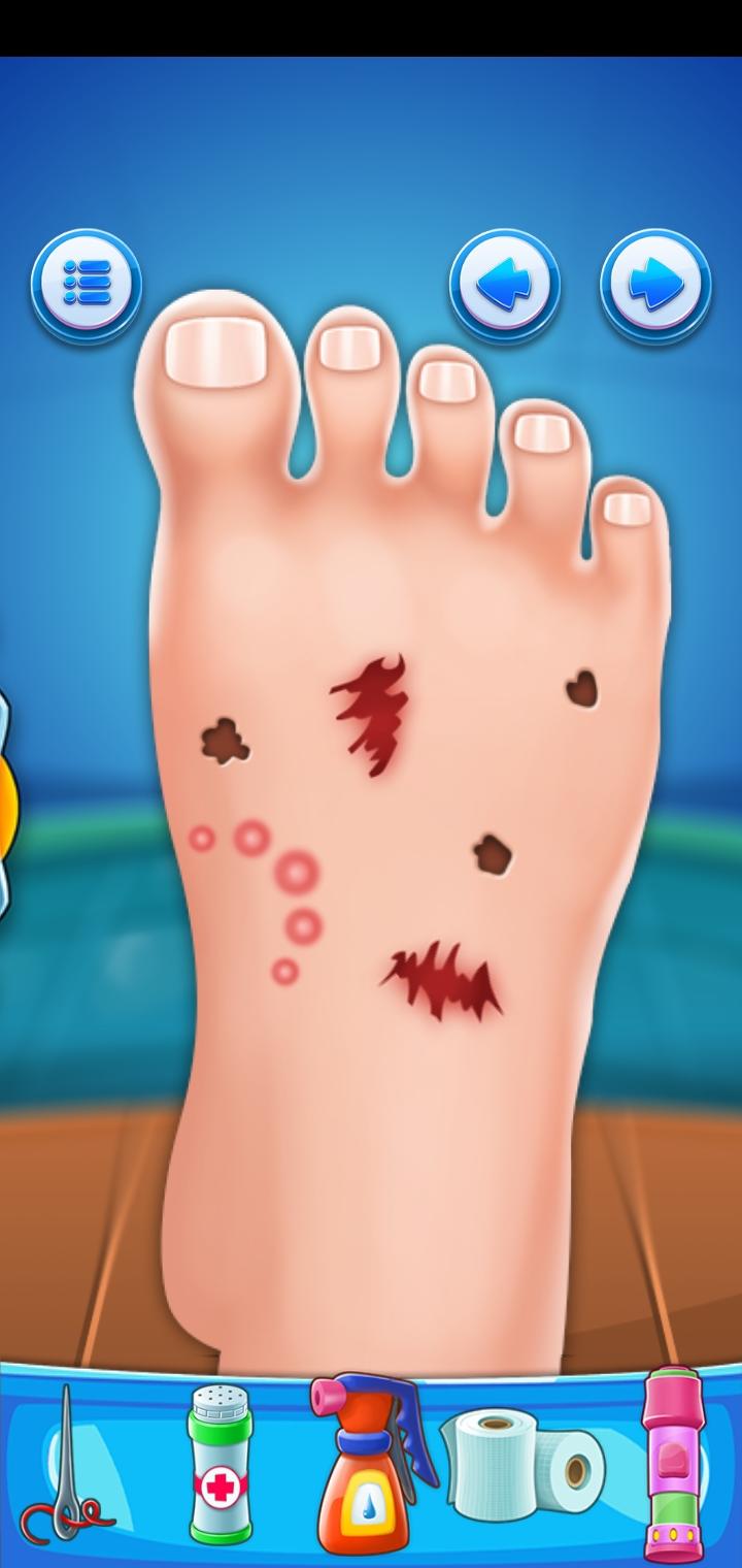 Cuplikan Layar Game Foot Doctor Hospital