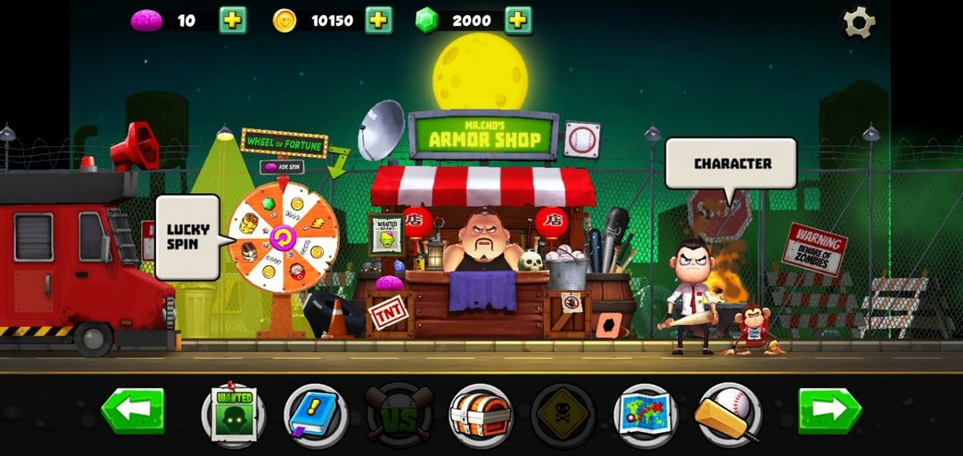 Screenshot of Zombie VS Slugger