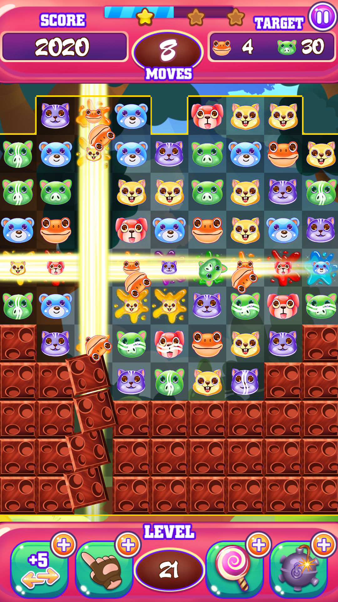 Land of Gardens: Match 3 Game Screenshot