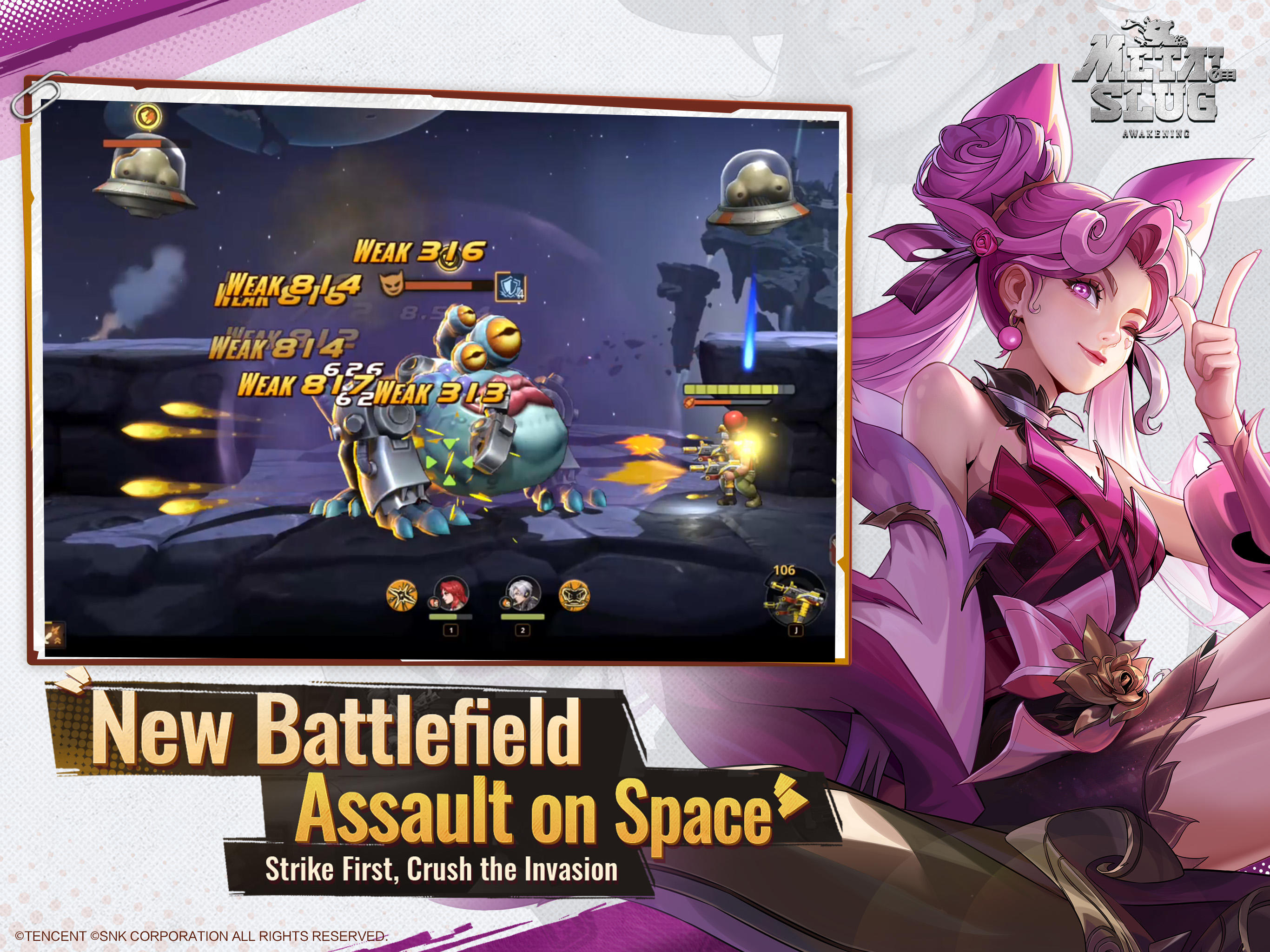 Metal Slug: Awakening Game Screenshot