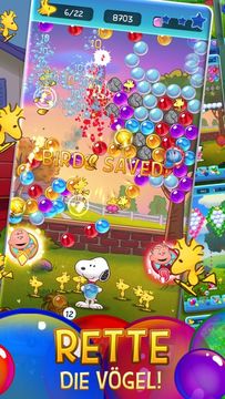 Cuplikan Layar Game Bubble Shooter - Snoopy POP!