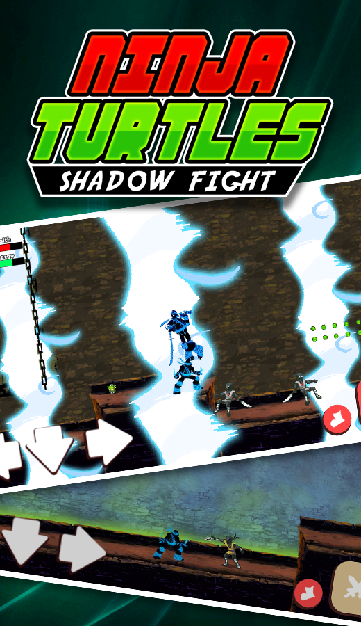 Cuplikan Layar Game The Ninja Shadow Turtle - Battle and Fight