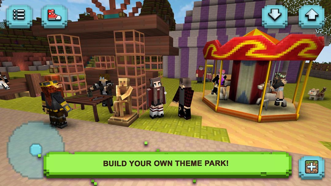 Screenshot of Theme Park Craft: Build & Ride