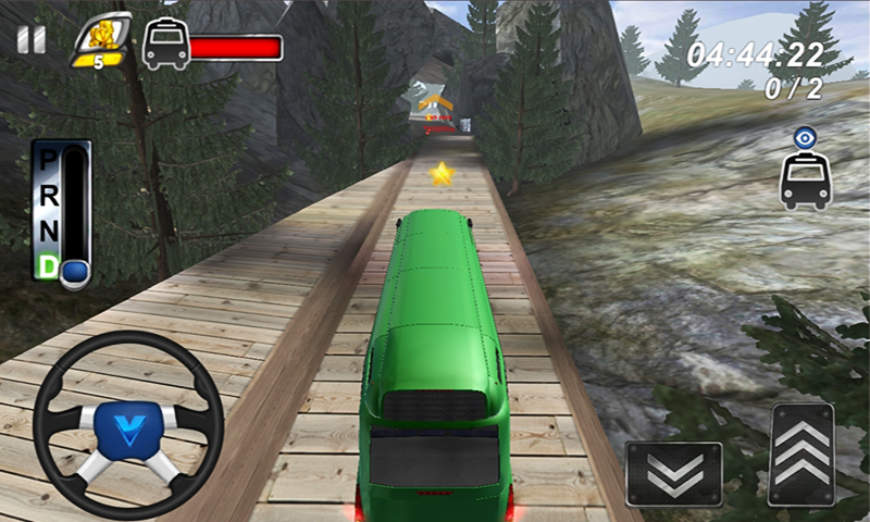 Offroad Tourist Bus Hill Climb Game Screenshot