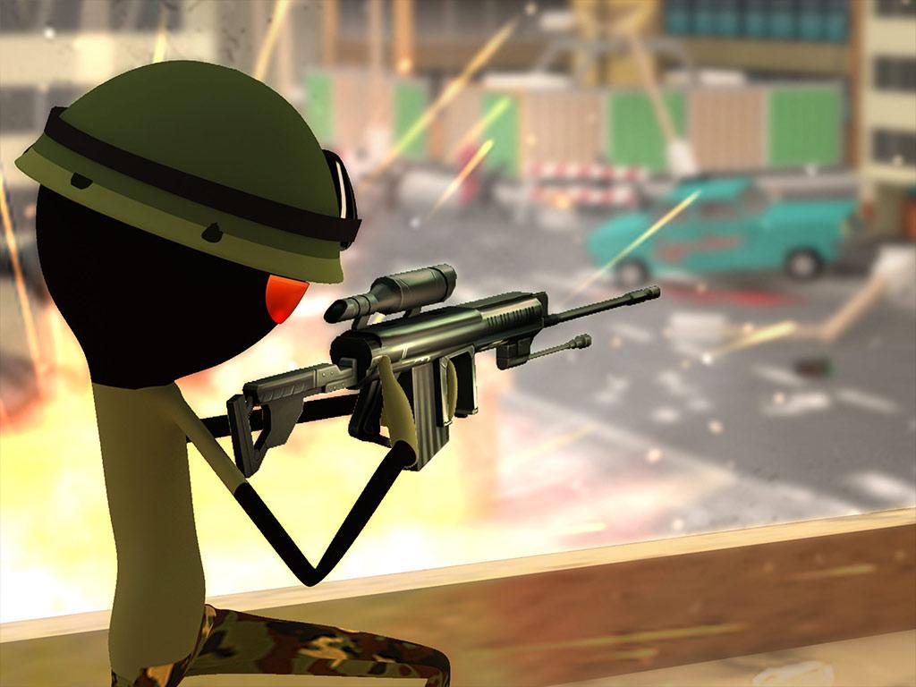 Stickman Shooter : Modern Warrior Game Screenshot