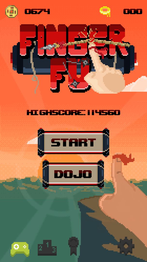 Screenshot of Finger-Fu
