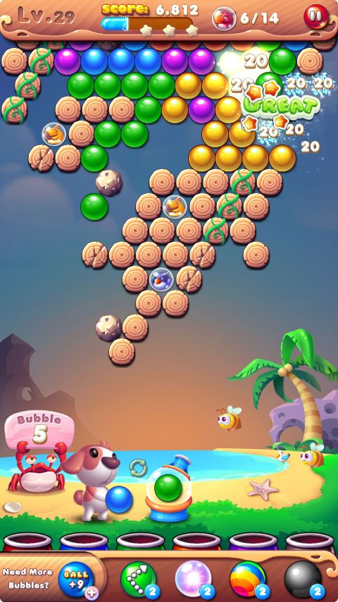 Screenshot of Bubble Bird Rescue 3