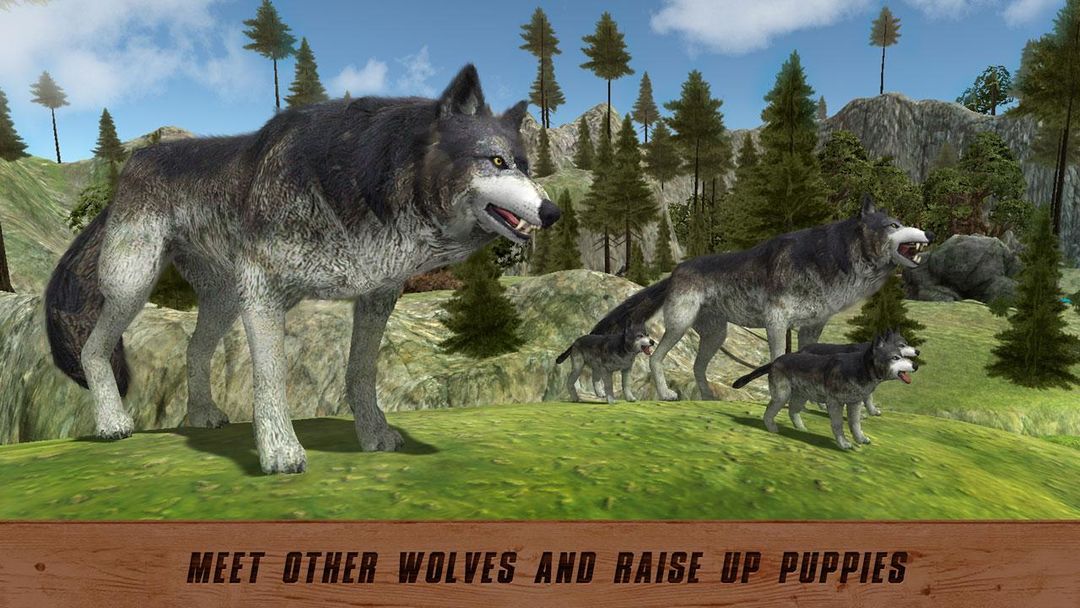 야생의 삶 : 늑대 퀘스트 게임 스크린 샷