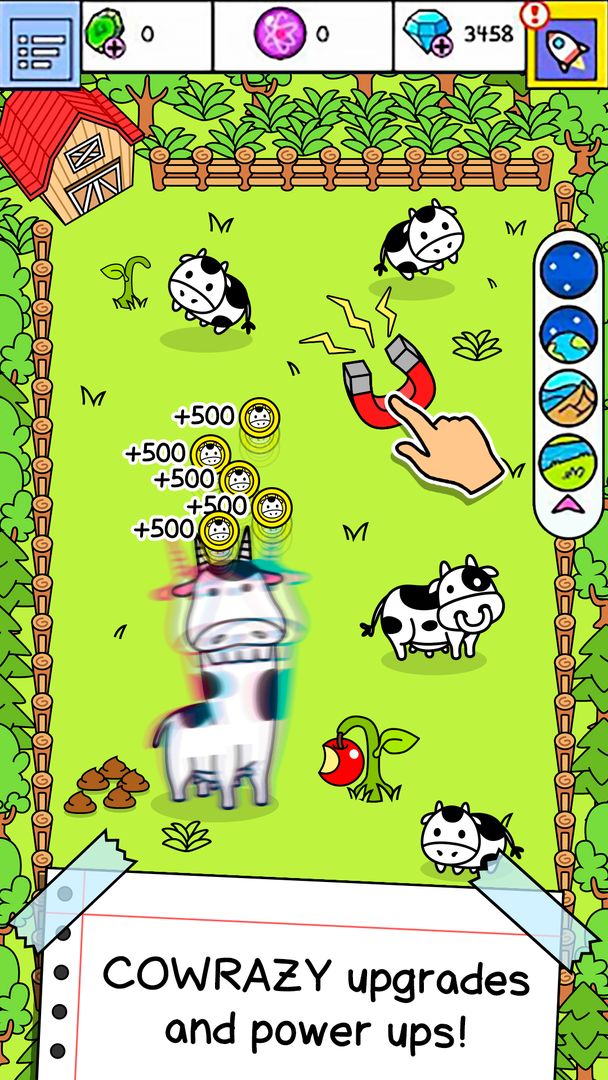 Cow Evolution - Crazy Cow Making Clicker Game遊戲截圖