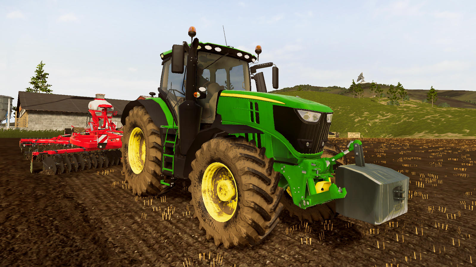 Captura de Tela do Jogo Big Tractor Farming Games 2024