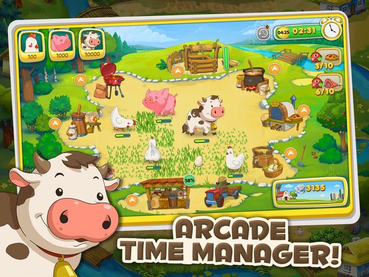 Screenshot 1 of Jolly Days Farm: Time Management Game 1.0.84