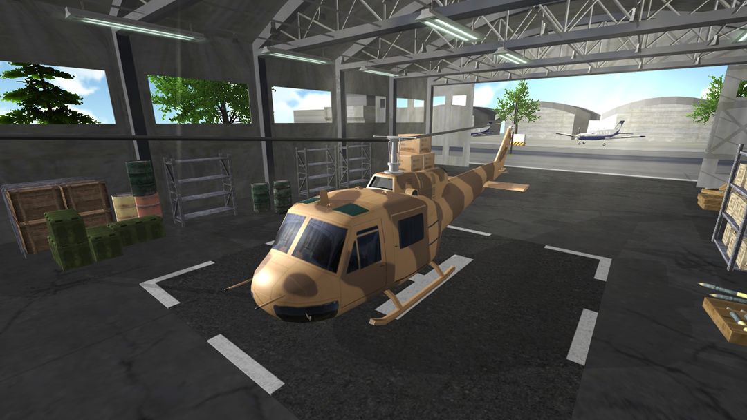 Helicopter Army Simulator ภาพหน้าจอเกม