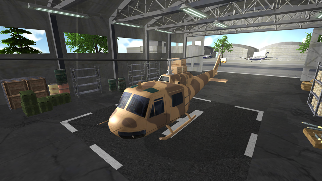 Скриншот игры Helicopter Army Simulator