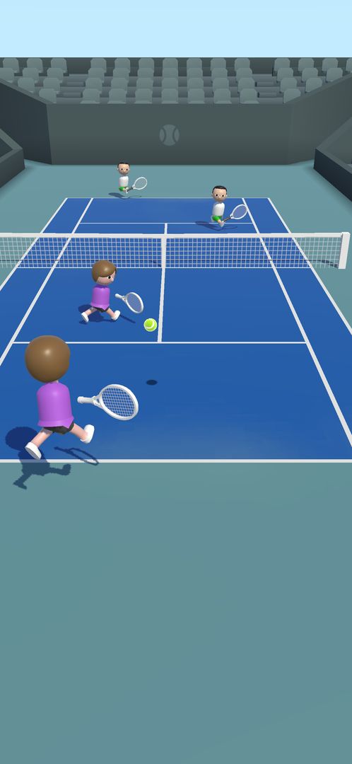 Screenshot of Twin Tennis