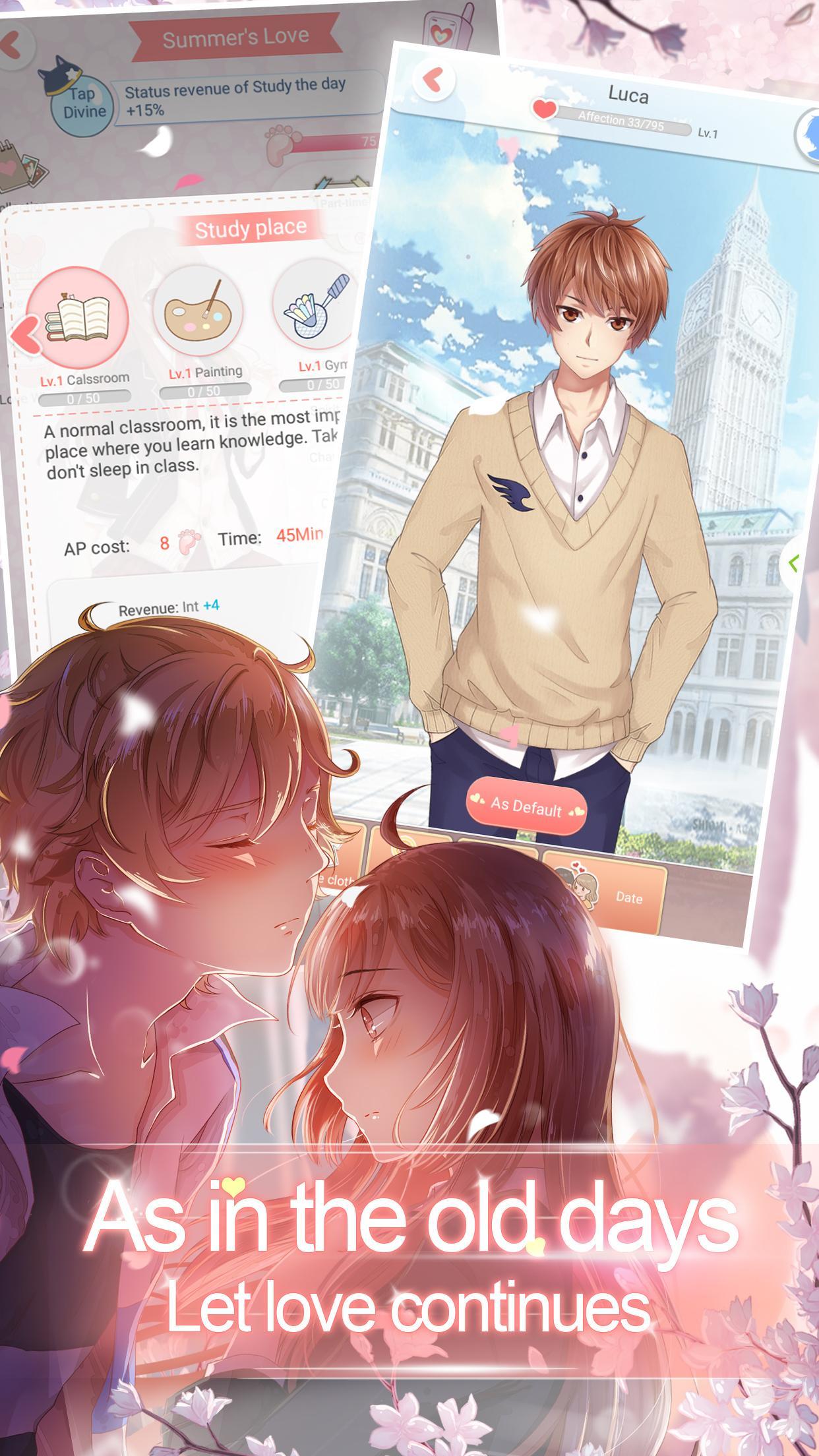 Romantic Diary:Romantic return Game Screenshot