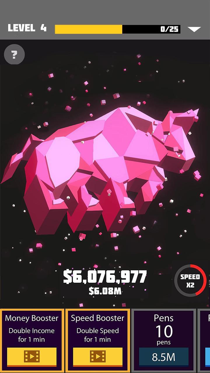 Idle Painter 3D Game Screenshot