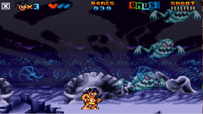 Prehistorik Man Game Screenshot