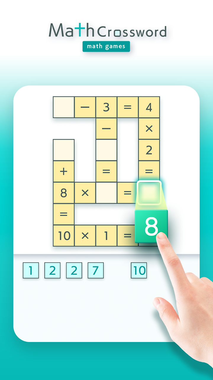 Cuplikan Layar Game Math Crossword - math games