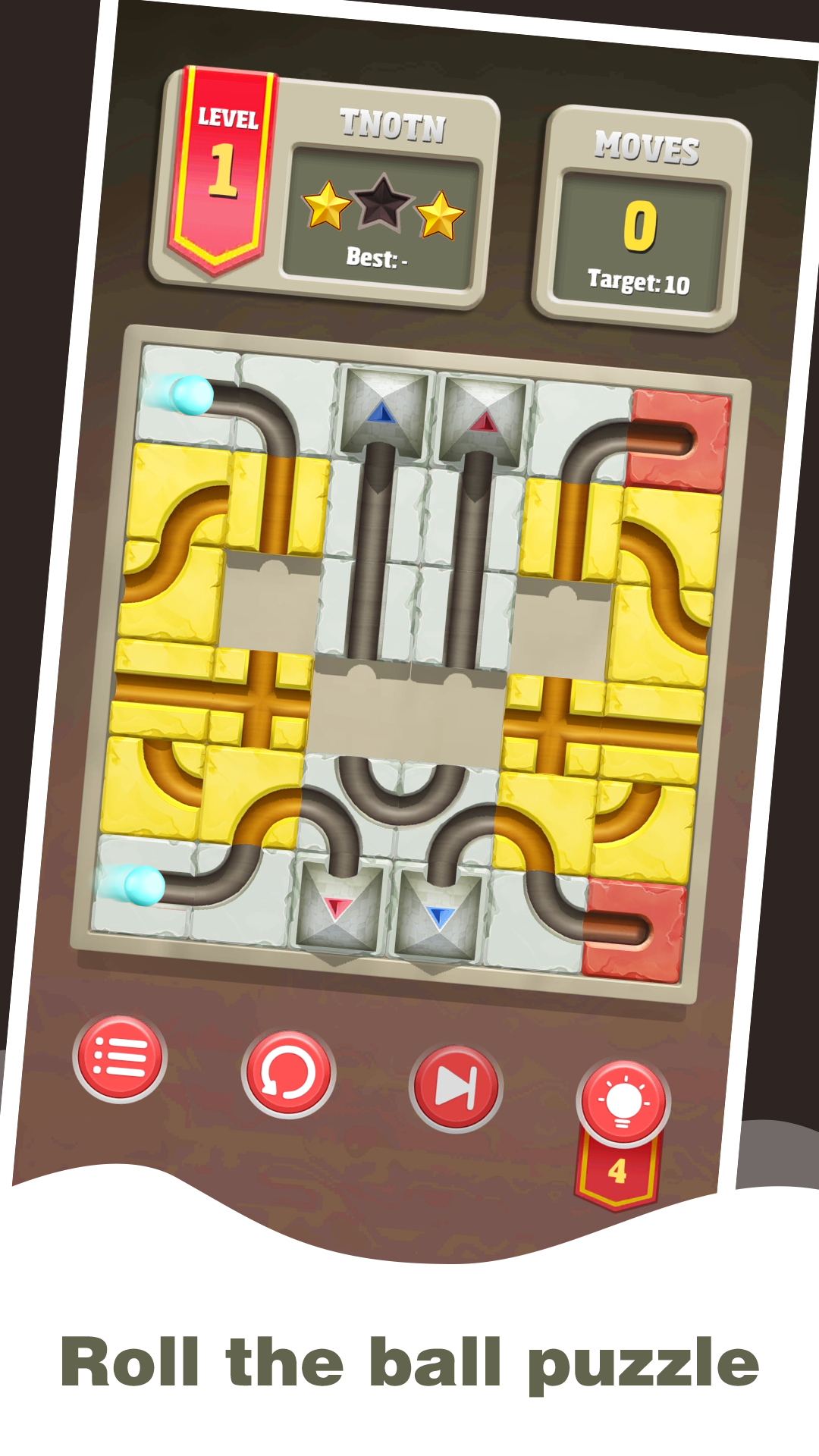 Screenshot of Maze Rolling Ball