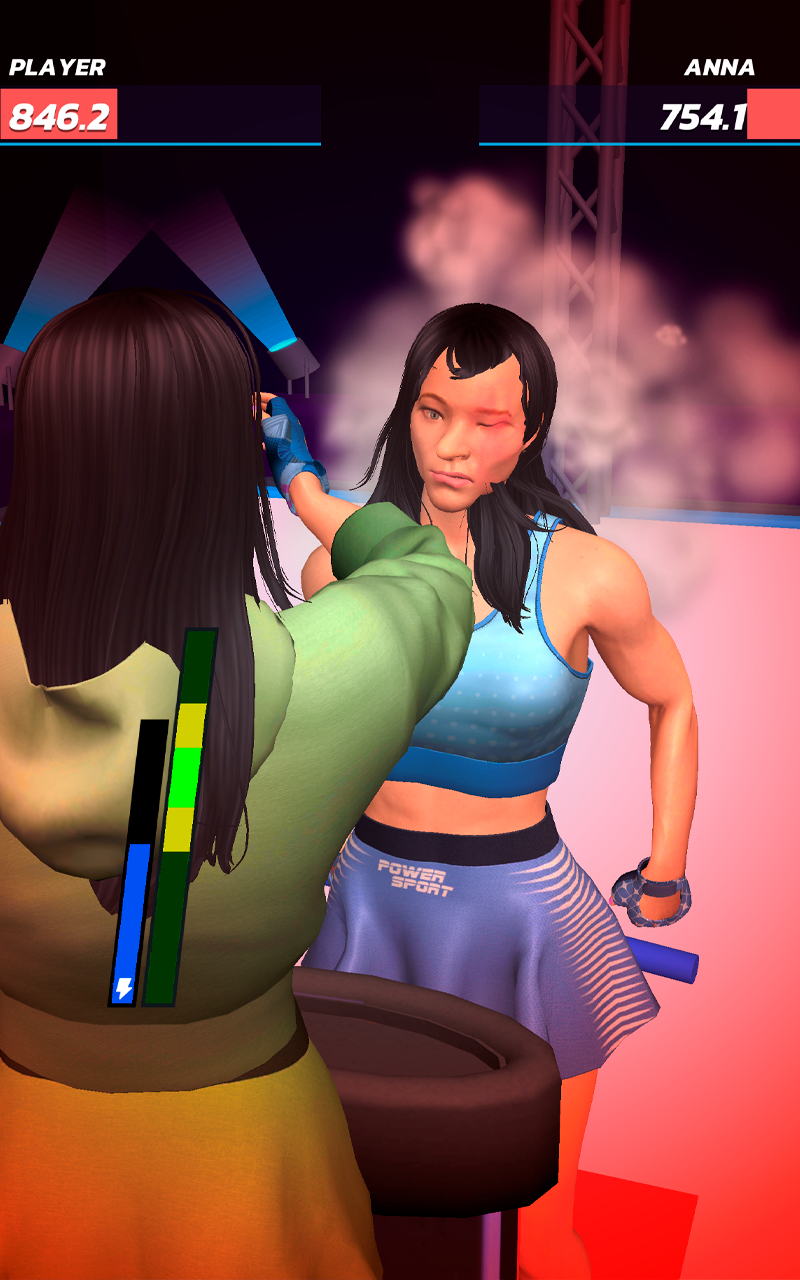 Cuplikan Layar Game Power Slap: Women Fight 3D