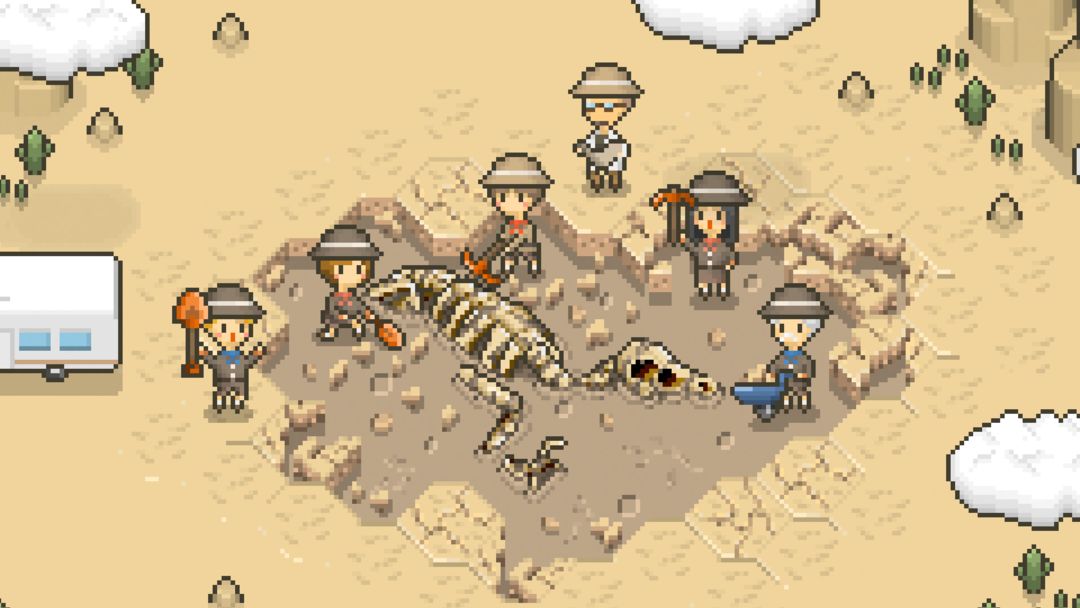 공룡박물관 타이쿤 게임 스크린 샷