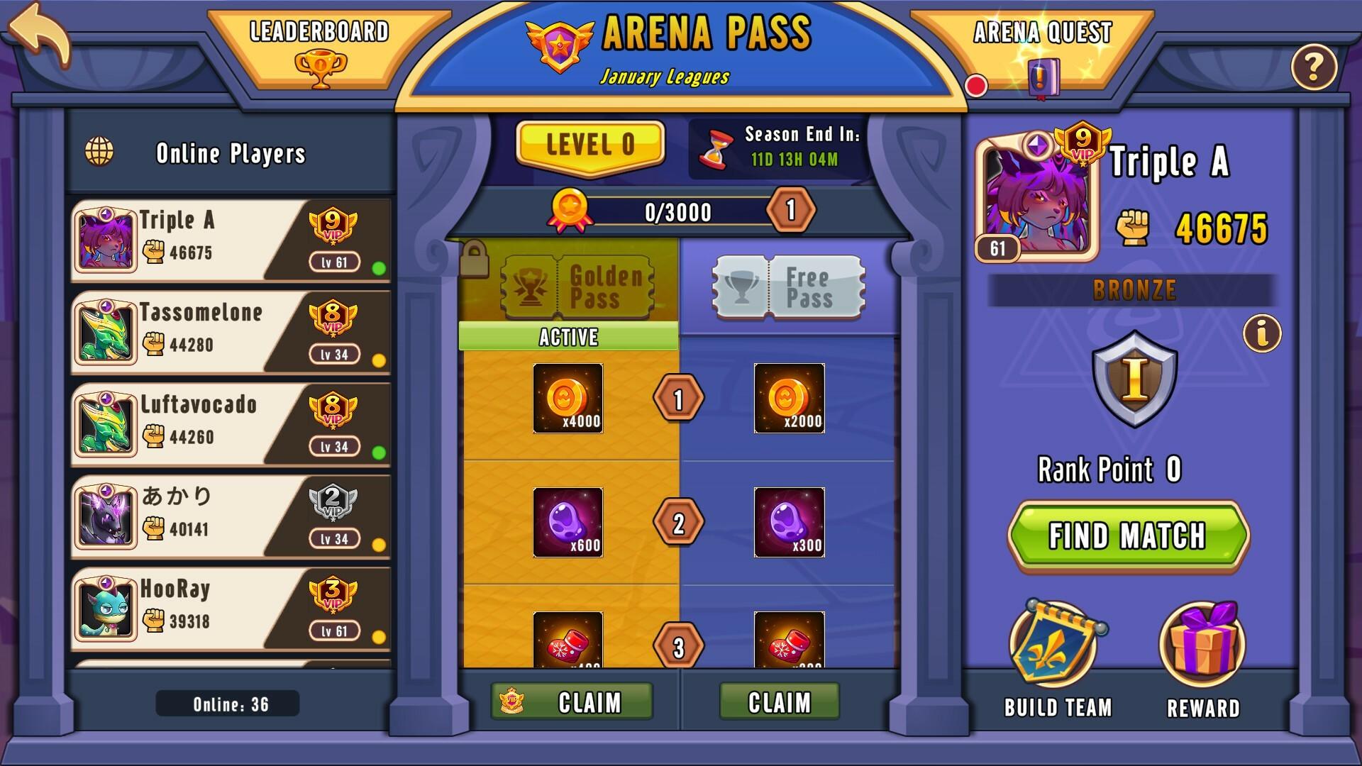 Screenshot of Adorimon : Arena of Ancients