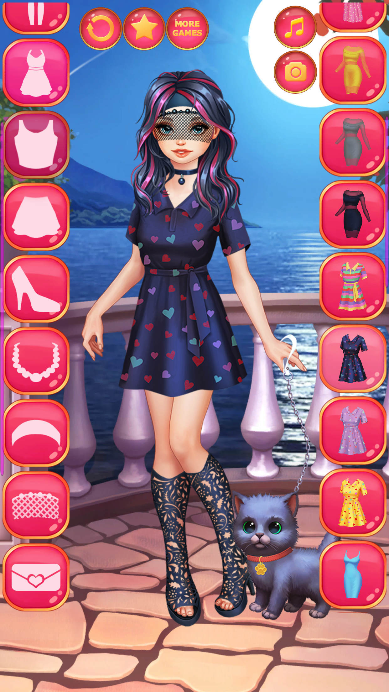 dress up games who love fashion Cleo Long Square Neck Sequin Pattern Dress Cadet Blue / 1