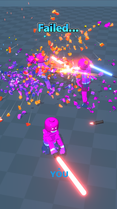 Block Gladiator 3D: sword duel Game Screenshot