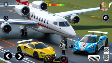 Airplane Pilot Car Transporter Game Screenshot