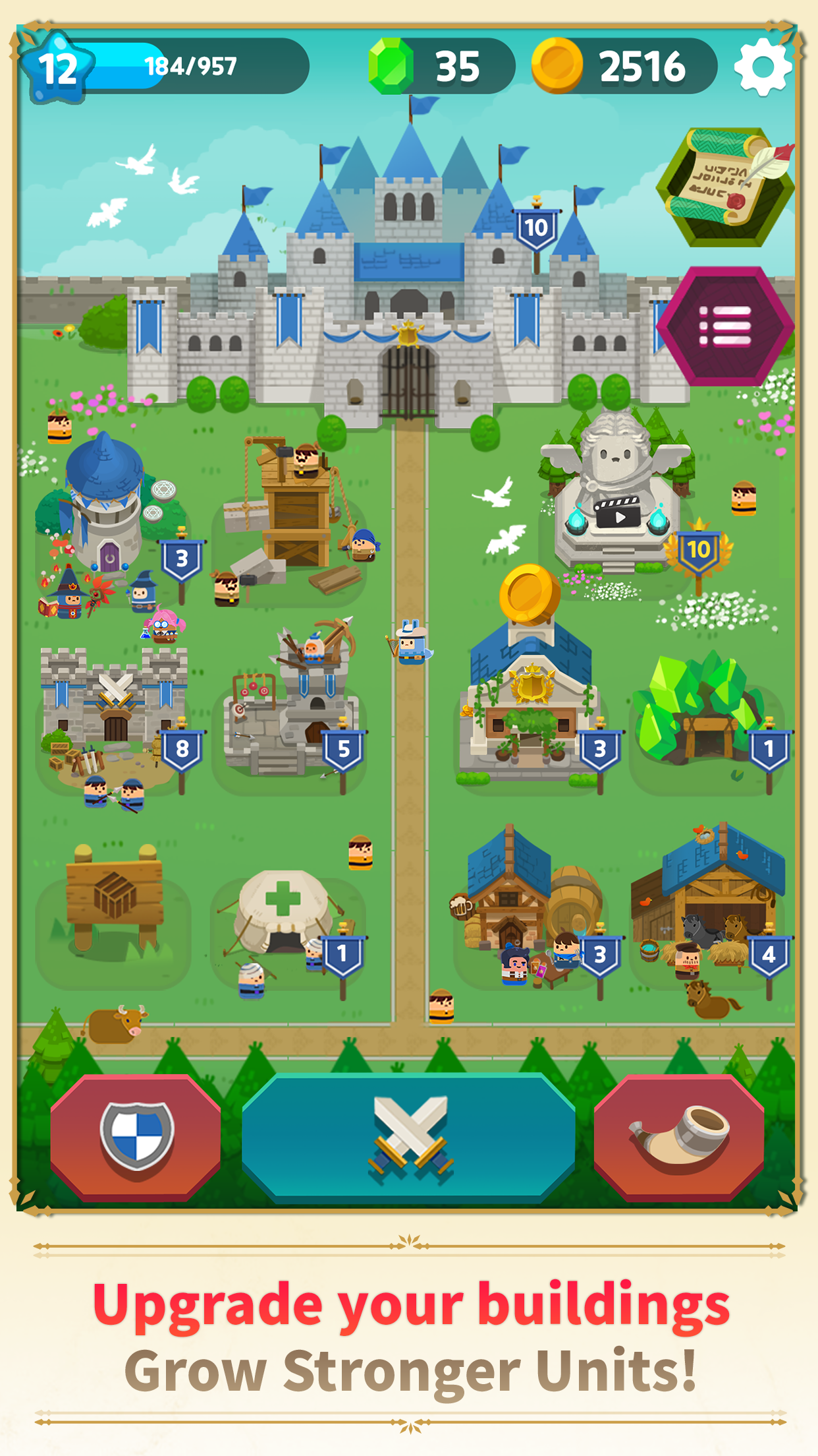 Merge Tactics: Kingdom Defense Game Screenshot