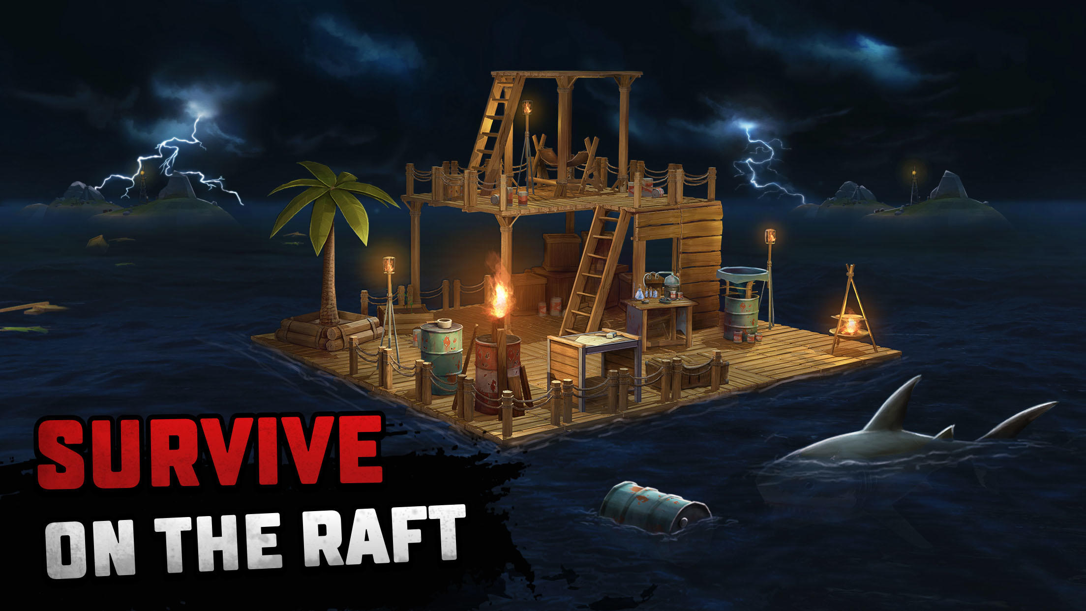 Raft® Survival - Ocean Nomad Game Screenshot