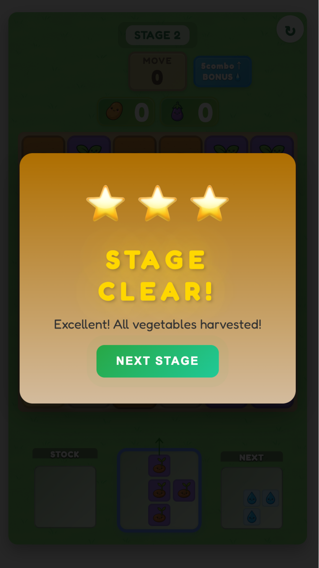 Vegetable Farm Puzzle Game Screenshot