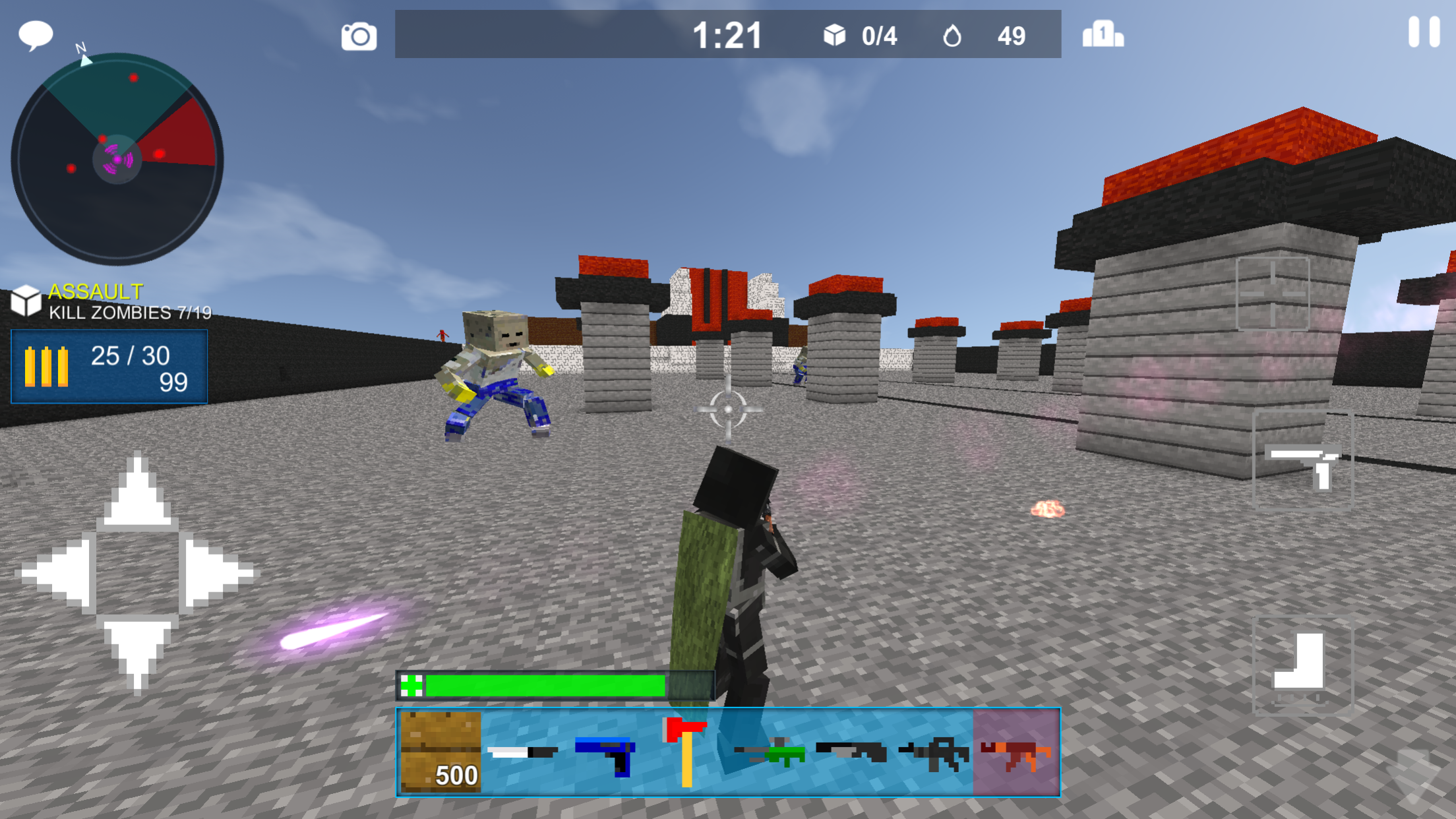 Cuplikan Layar Game Death Blocks 4