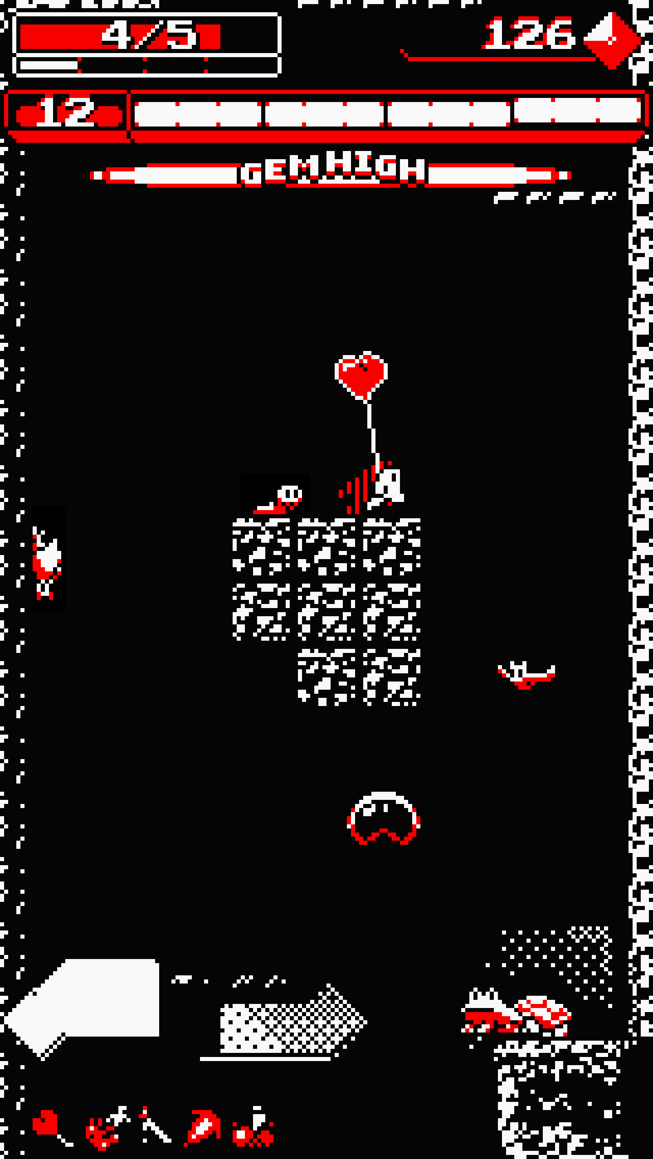 Downwell Game Screenshot