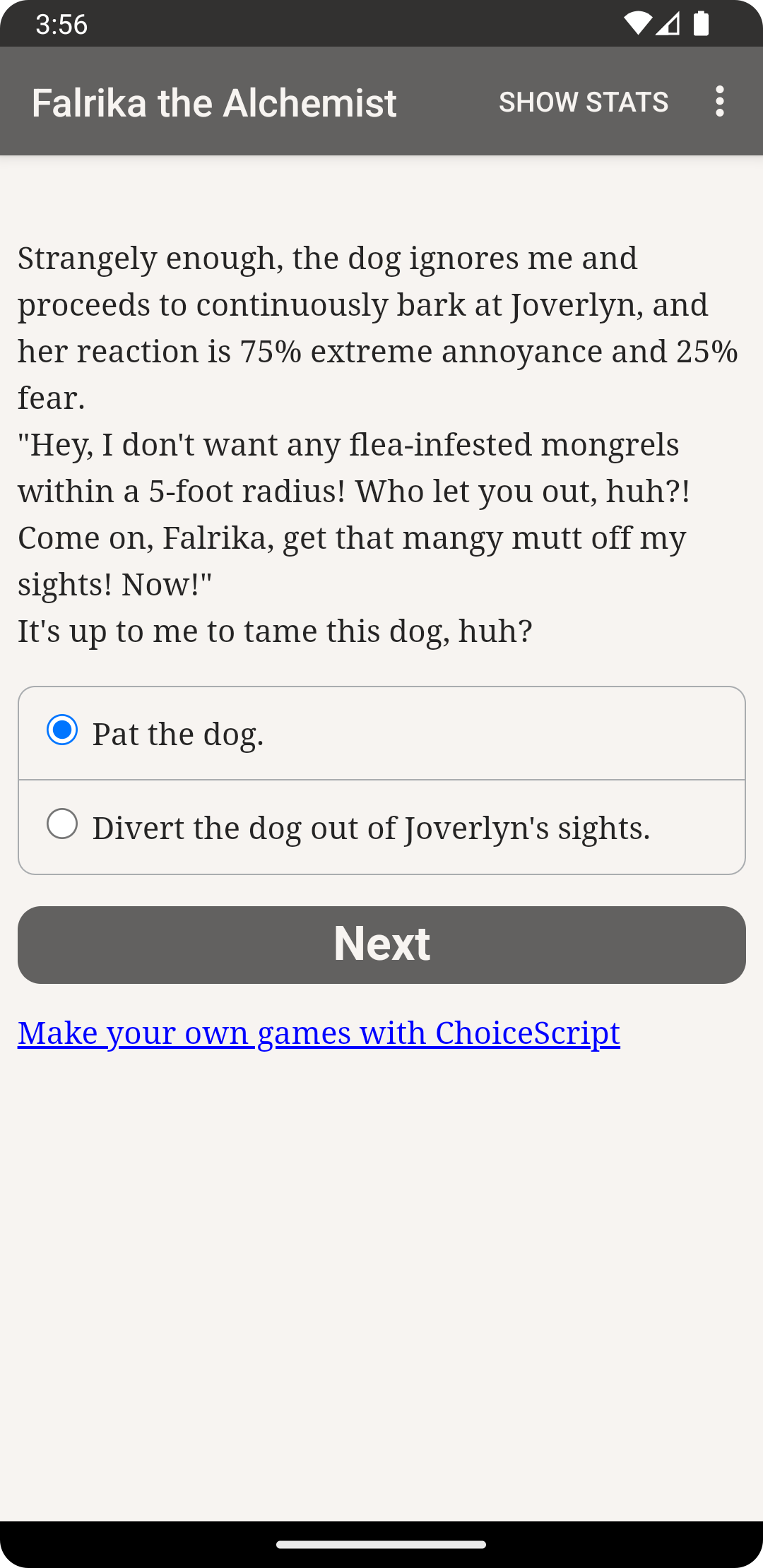 Falrika the Alchemist Game Screenshot