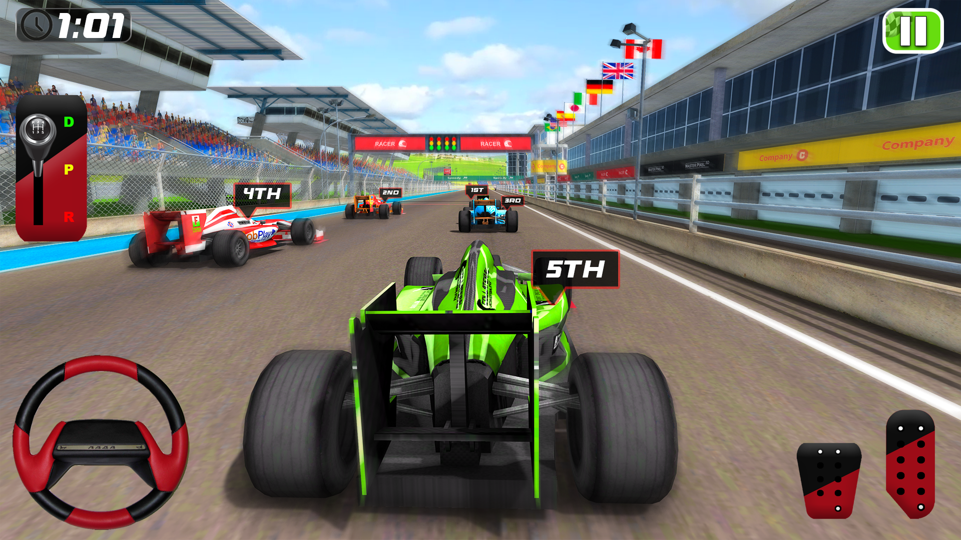 Formula car racing 3d ultimateのキャプチャ