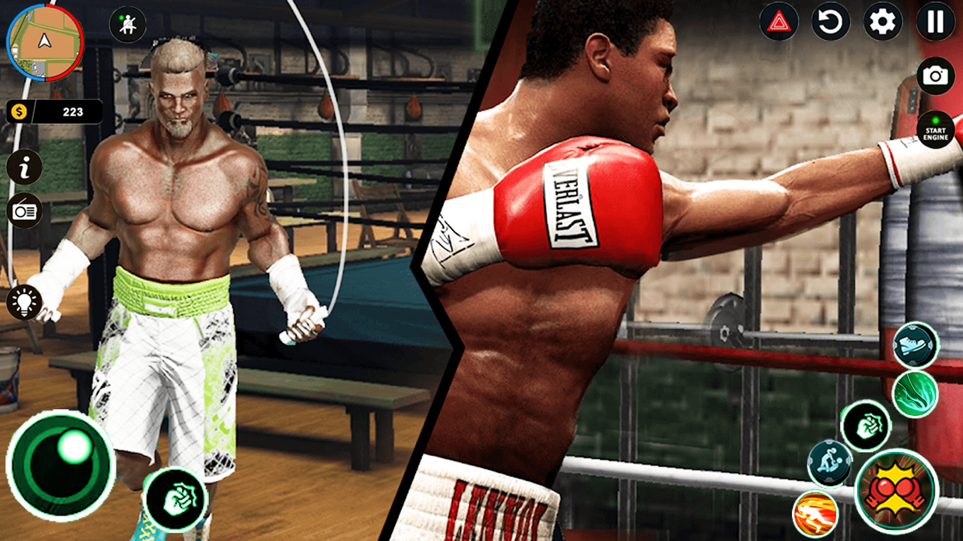 Night Boxing Fighting Game 3D Game Screenshot