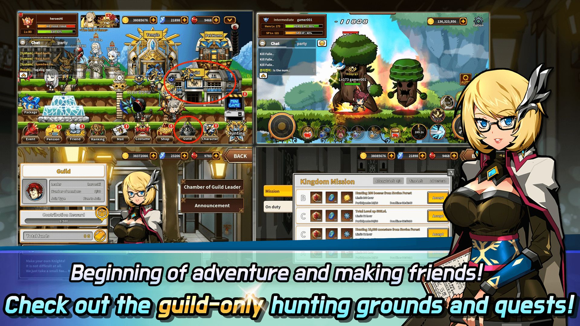 Screenshot of Hero Town Online : 2D MMORPG
