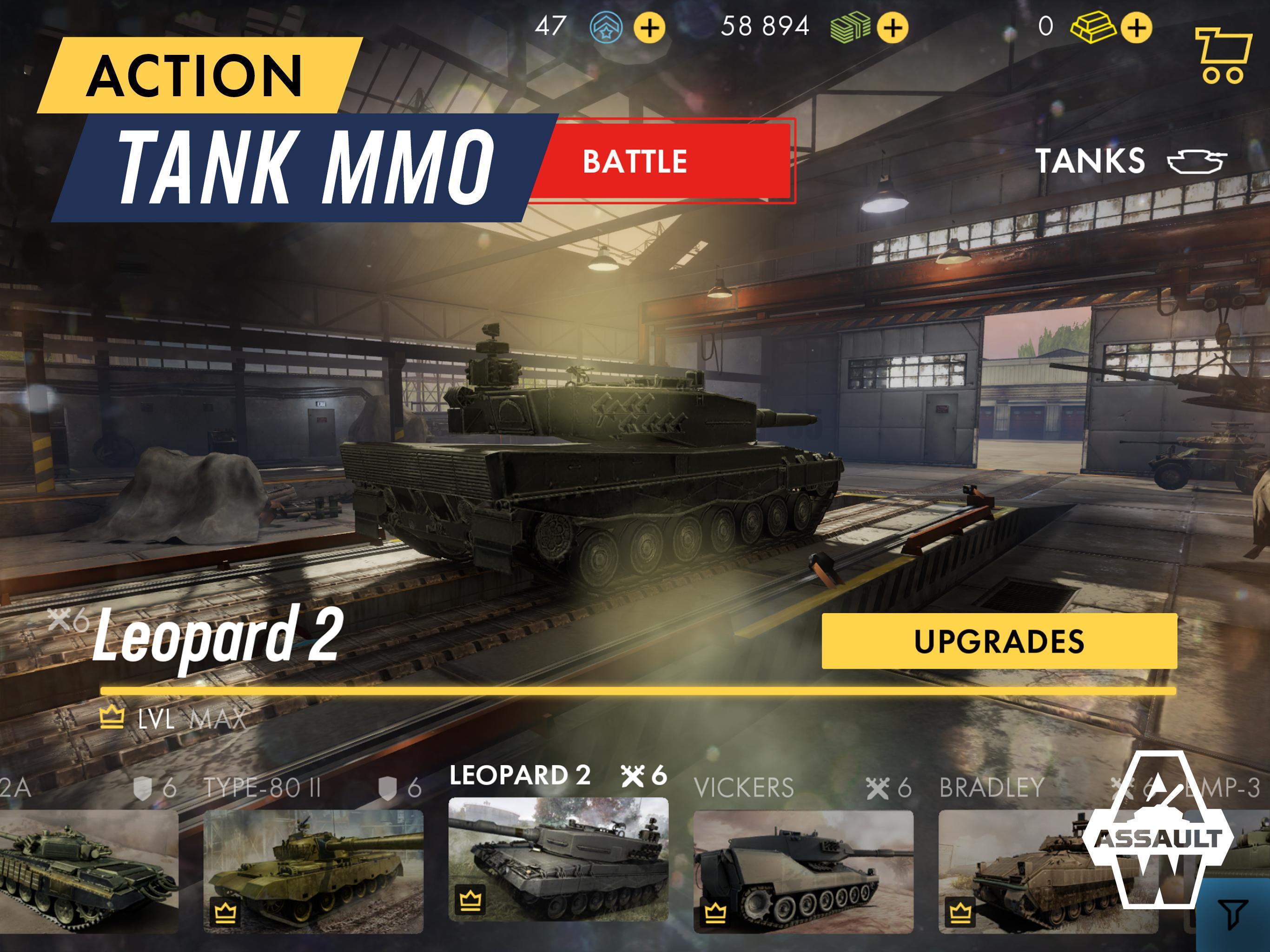 Armored Warfare: Assault Game Screenshot