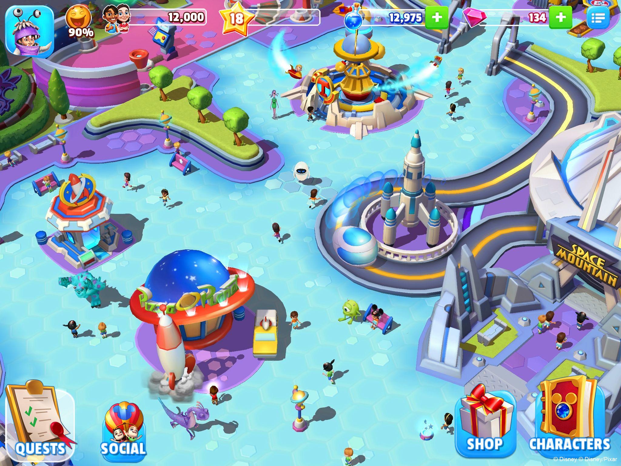 Cuplikan Layar Game Disney Magic Kingdoms