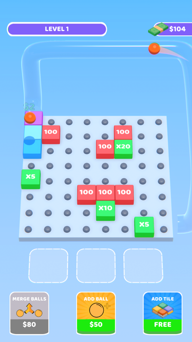 Balls'n Tiles Game Screenshot