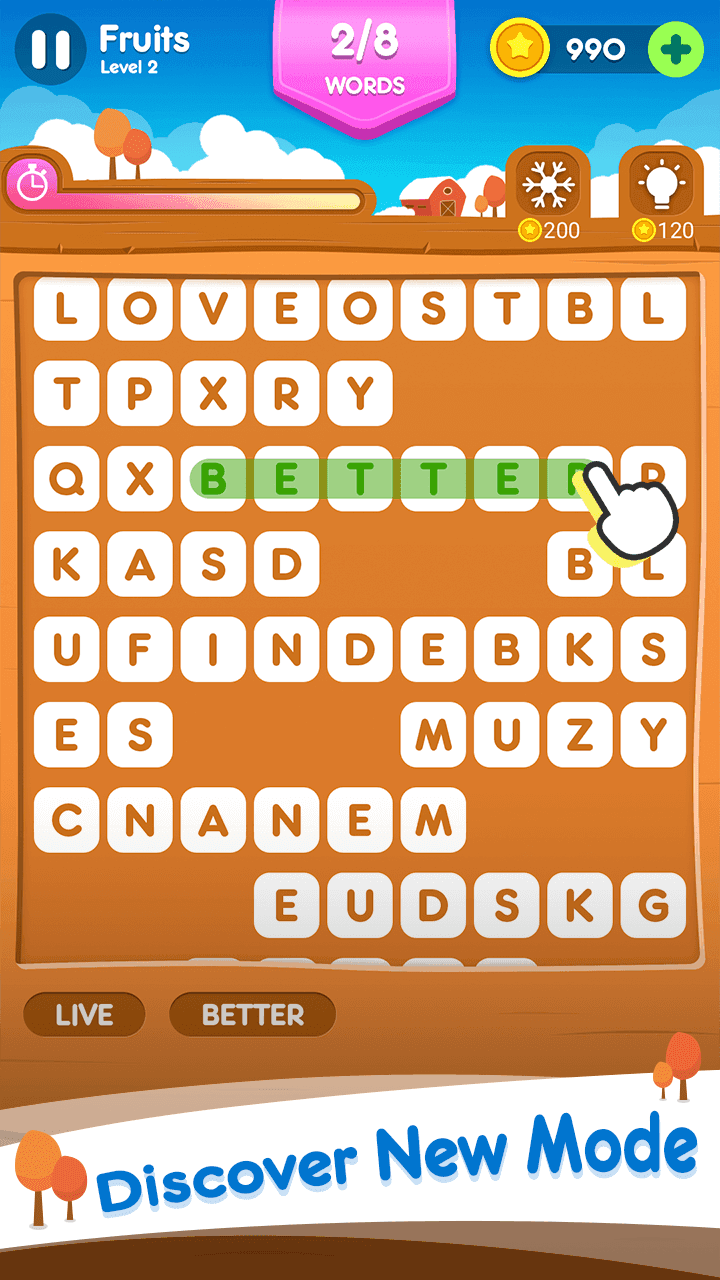 Word Go - Cross Word Puzzle Game Game Screenshot