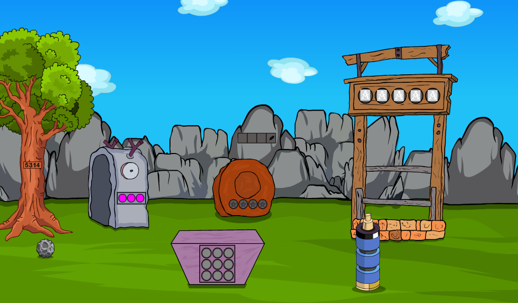 Yellow Rooster Rescue Game Screenshot