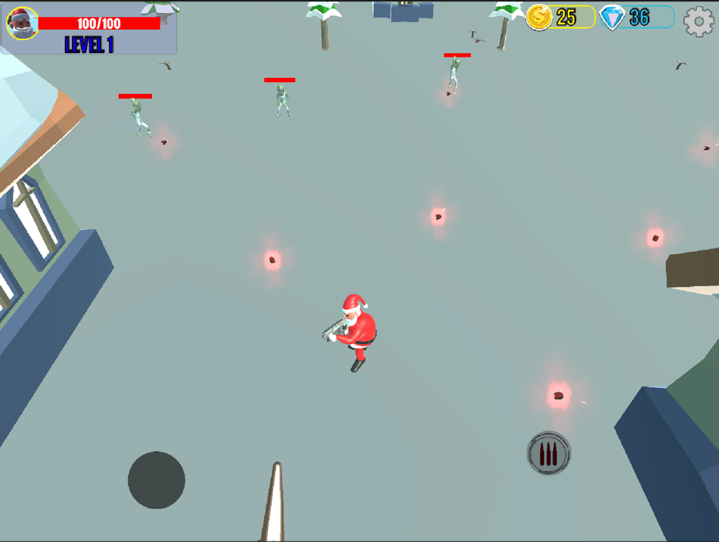 Скриншот игры Santa War