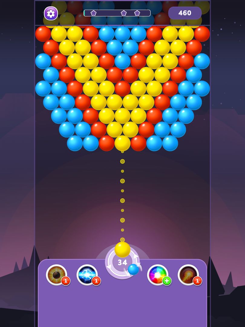 Screenshot of Bubble Shooter Rainbow